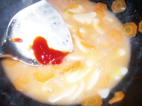 茄汁年糕步骤6