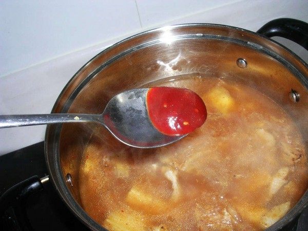 泡菜豆腐湯步骤3