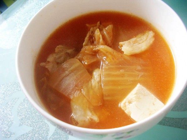泡菜豆腐湯步骤4