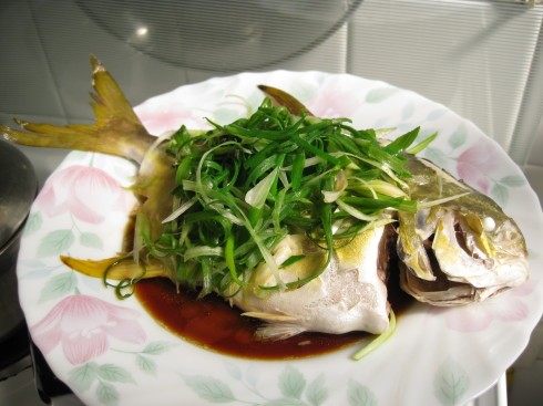 清蒸黄蜡鲳步骤3