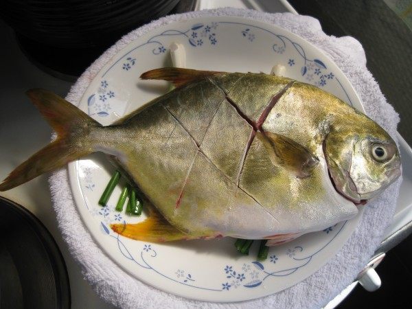 清蒸黄蜡鲳步骤1