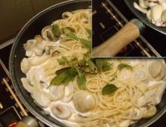 蒜茸奶油意大利面步骤3