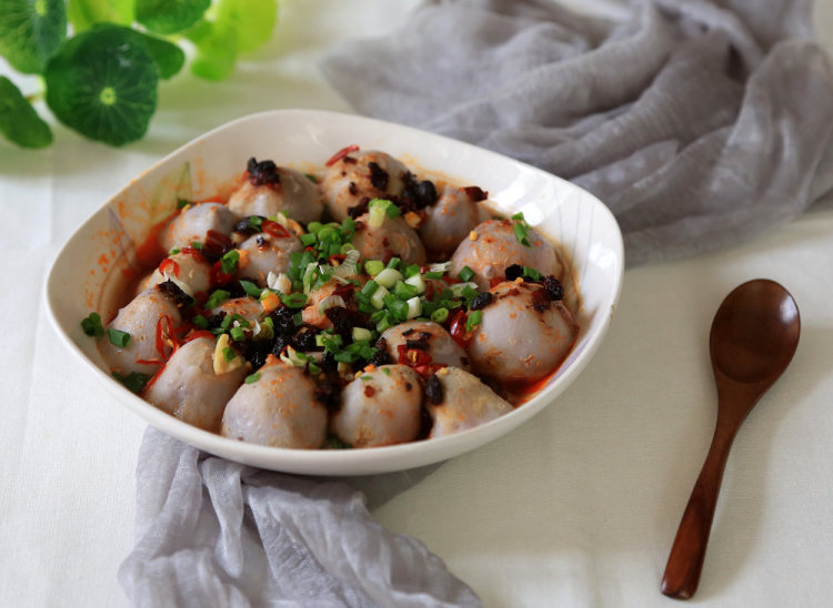 豆豉蒸芋头步骤8