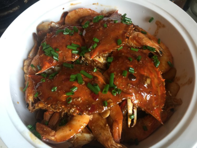 肉蟹煲步骤17