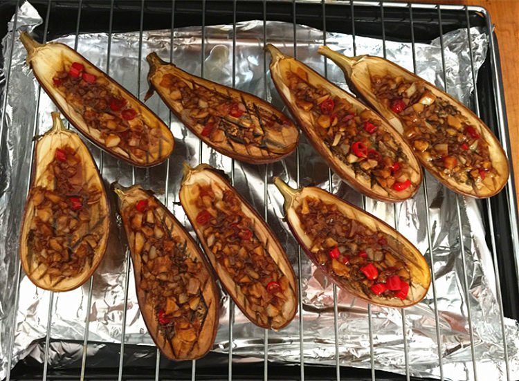 蒜蓉烤茄子步骤11