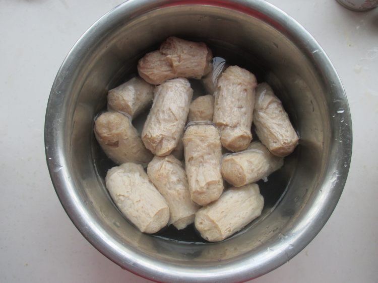 沙茶素肉步骤1