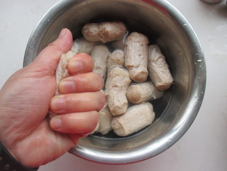 沙茶素肉步骤2
