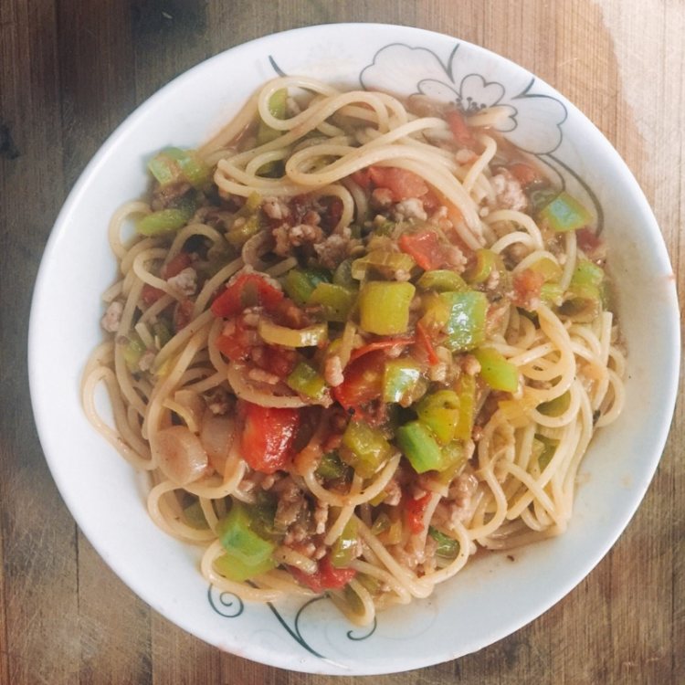 西红柿肉酱意面#此刻步骤12