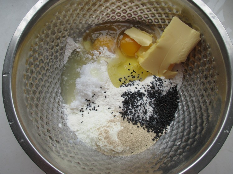 芝麻华夫饼步骤2