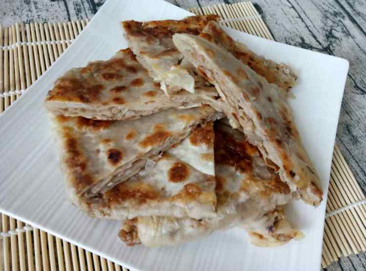 香菇猪肉千层饼步骤13
