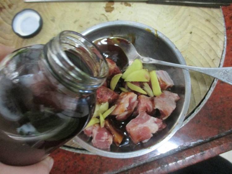 叉烧酱蒸排骨步骤4