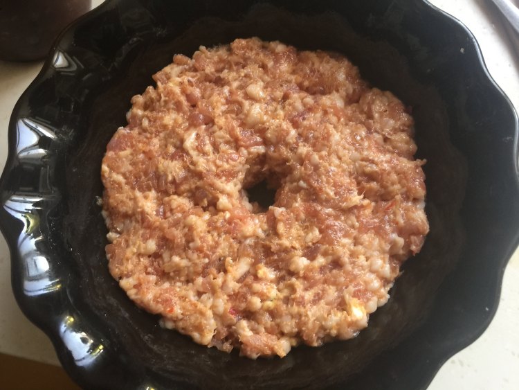 腊肠蒸肉饼步骤8