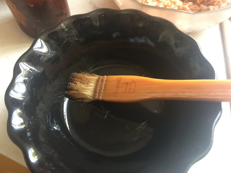 腊肠蒸肉饼步骤7