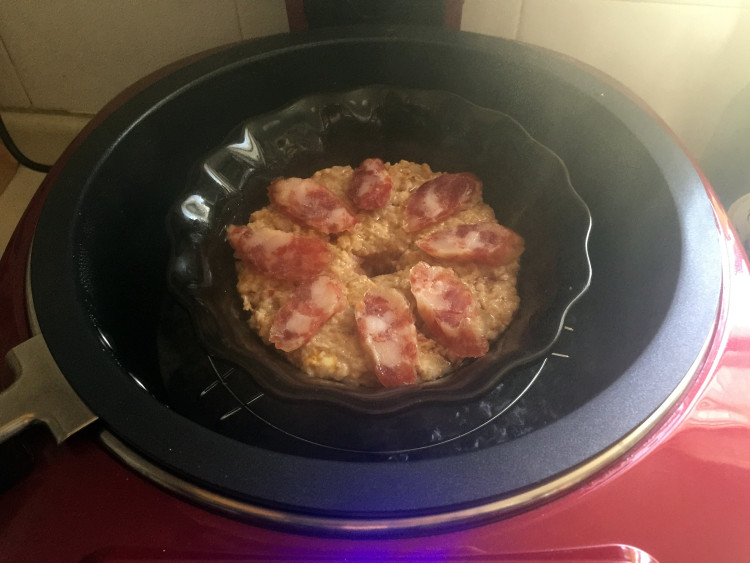 腊肠蒸肉饼步骤13