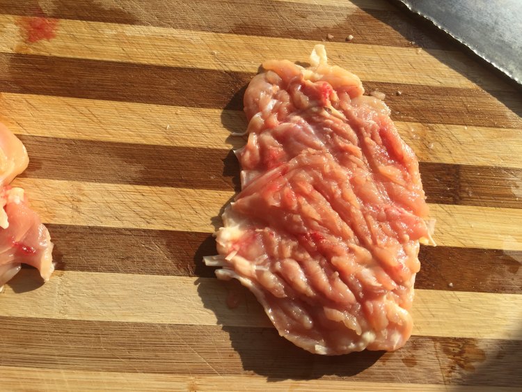 培根鸡肉卷步骤2