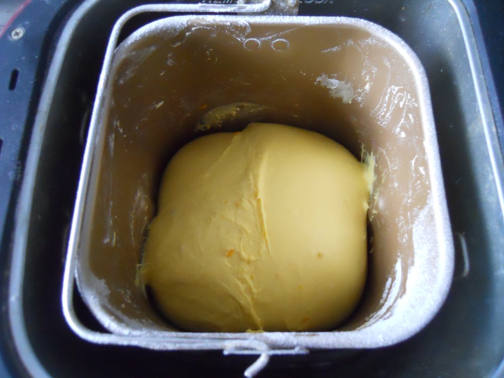 南瓜红豆发面饼步骤2