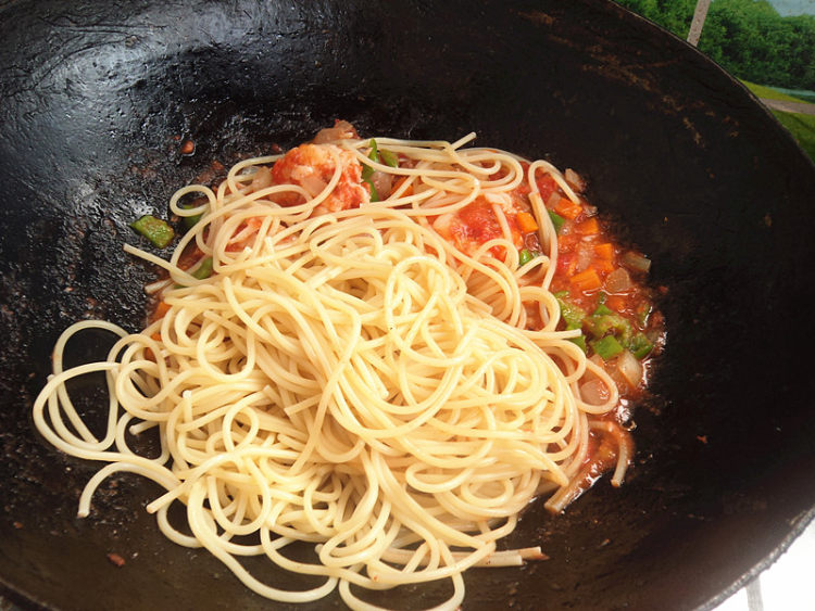 红虾意面 #百味来意面步骤9