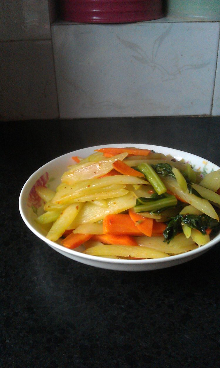 牛肉酱炒芥兰步骤9