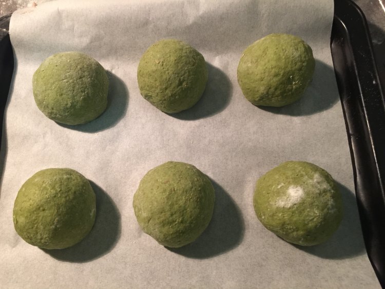 蓝莓乳酪抹茶全麦包步骤10