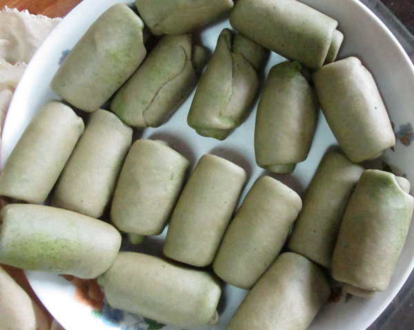 抹茶玫瑰花饼步骤11