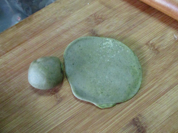 抹茶玫瑰花饼步骤18