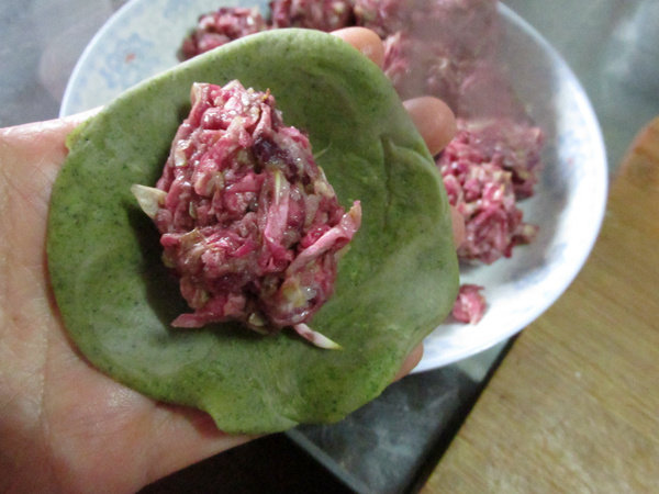 抹茶玫瑰花饼步骤19