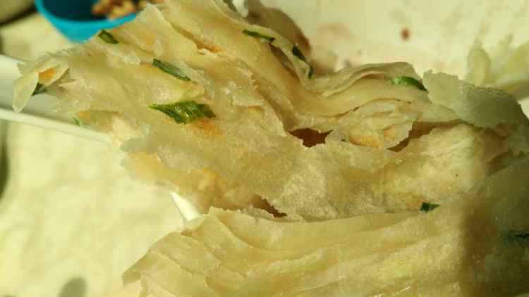 葱油手抓饼步骤18