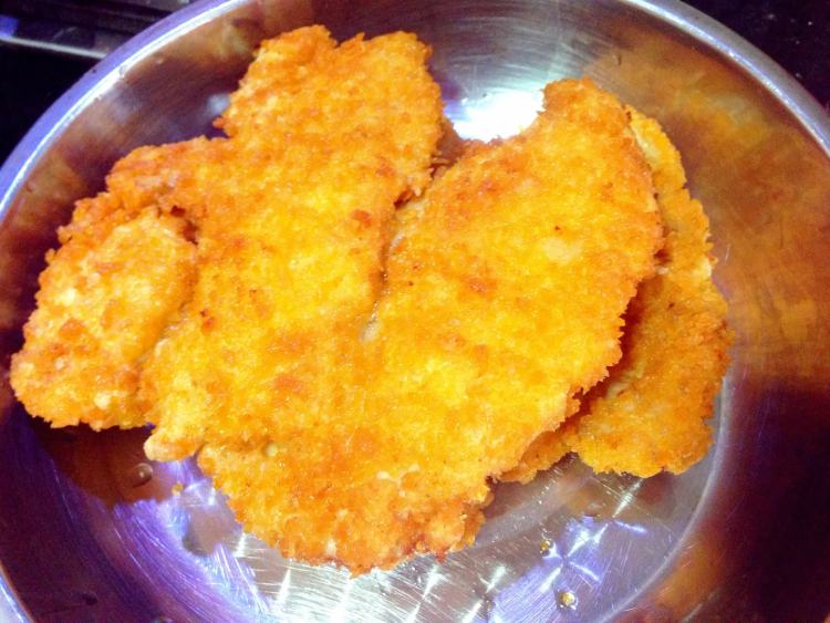 酥脆鸡扒步骤11