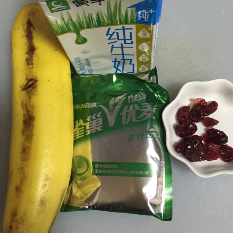 烤香蕉燕麦步骤1