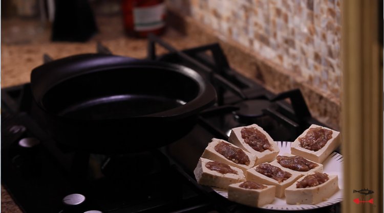 豆腐和肉的碰撞步骤6