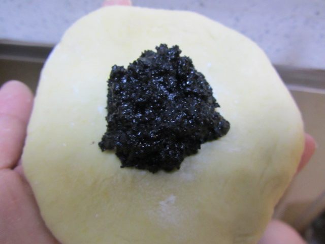 小刺猬麻酱包步骤8