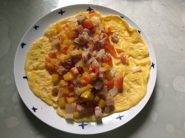 西式omelette（煎蛋卷步骤7