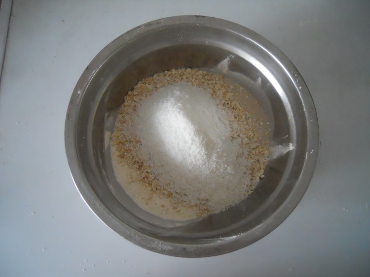 燕麦椰蓉粗粮饼步骤2