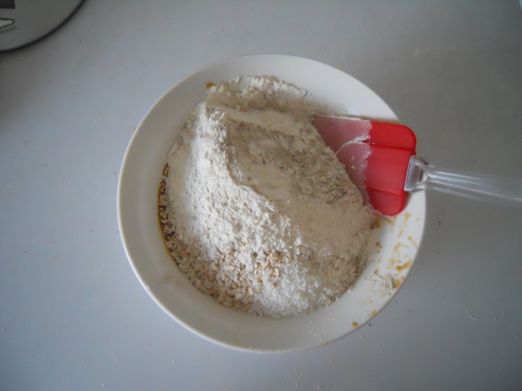 燕麦椰蓉粗粮饼步骤5