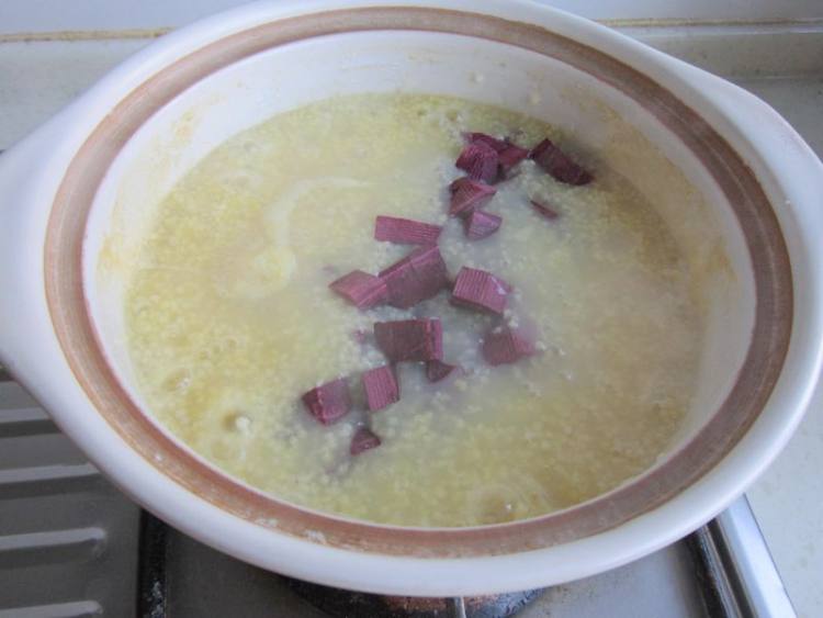 紫薯小米粥步骤6