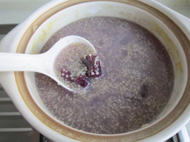 紫薯小米粥步骤7