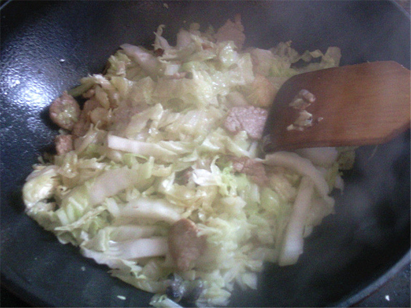 白菜丸子炖豆腐步骤6