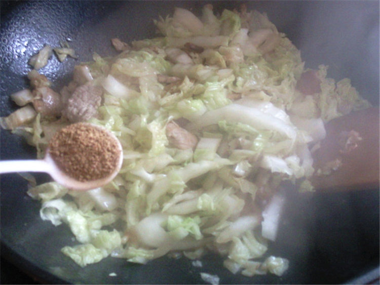 白菜丸子炖豆腐步骤8