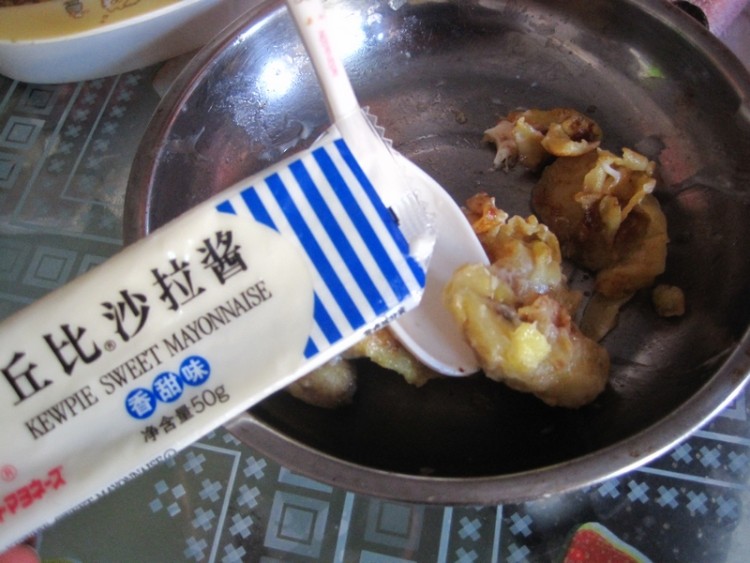 沙拉煎香蕉步骤7