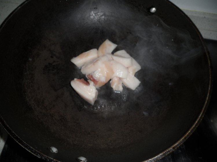 白菜肉丝步骤2