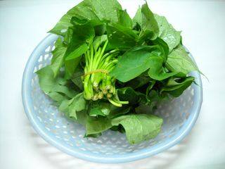 蒜蓉辣拌红薯藤步骤1