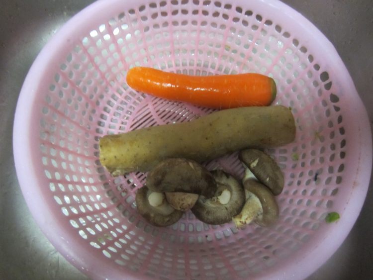 香菇山药步骤1