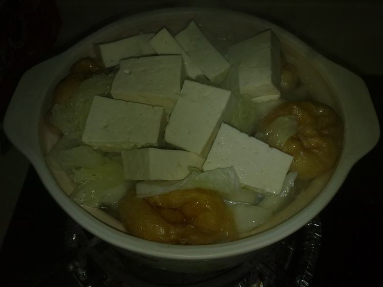 砂锅白菜豆腐热汤步骤6