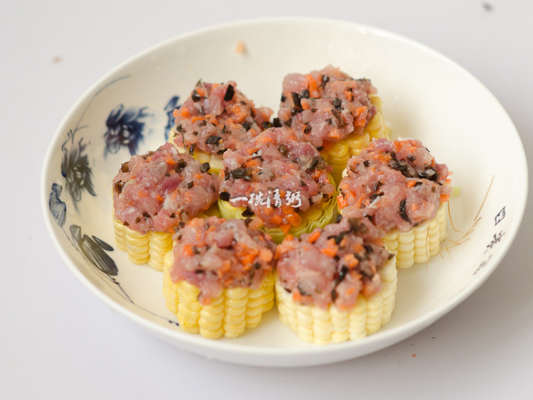 玉米夹肉饼步骤11
