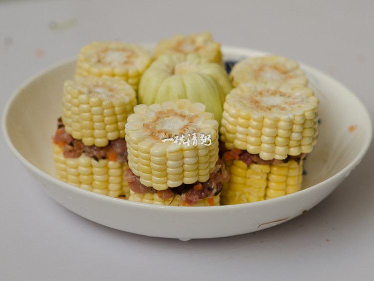 玉米夹肉饼步骤12