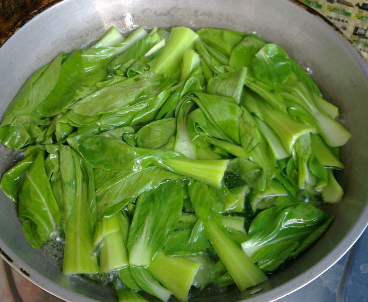 花样香菇炒油菜步骤3