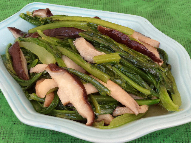 香菇油麦菜步骤7