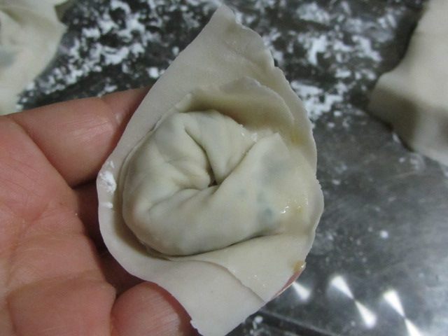 煎馄饨——豆皮韭菜虾步骤9