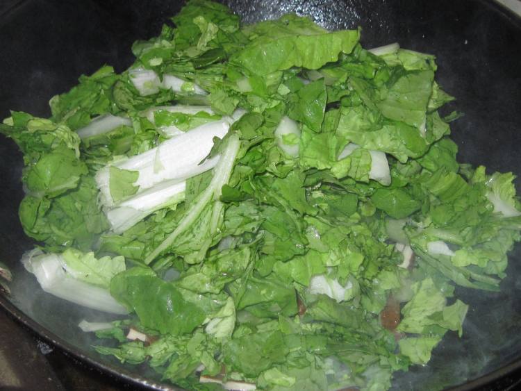 白菜豆干步骤5