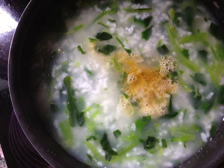菠菜燕麦粥步骤6